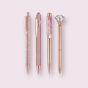 Lytwtw's Rose Gold Luxury Ballpoint Pen Metal